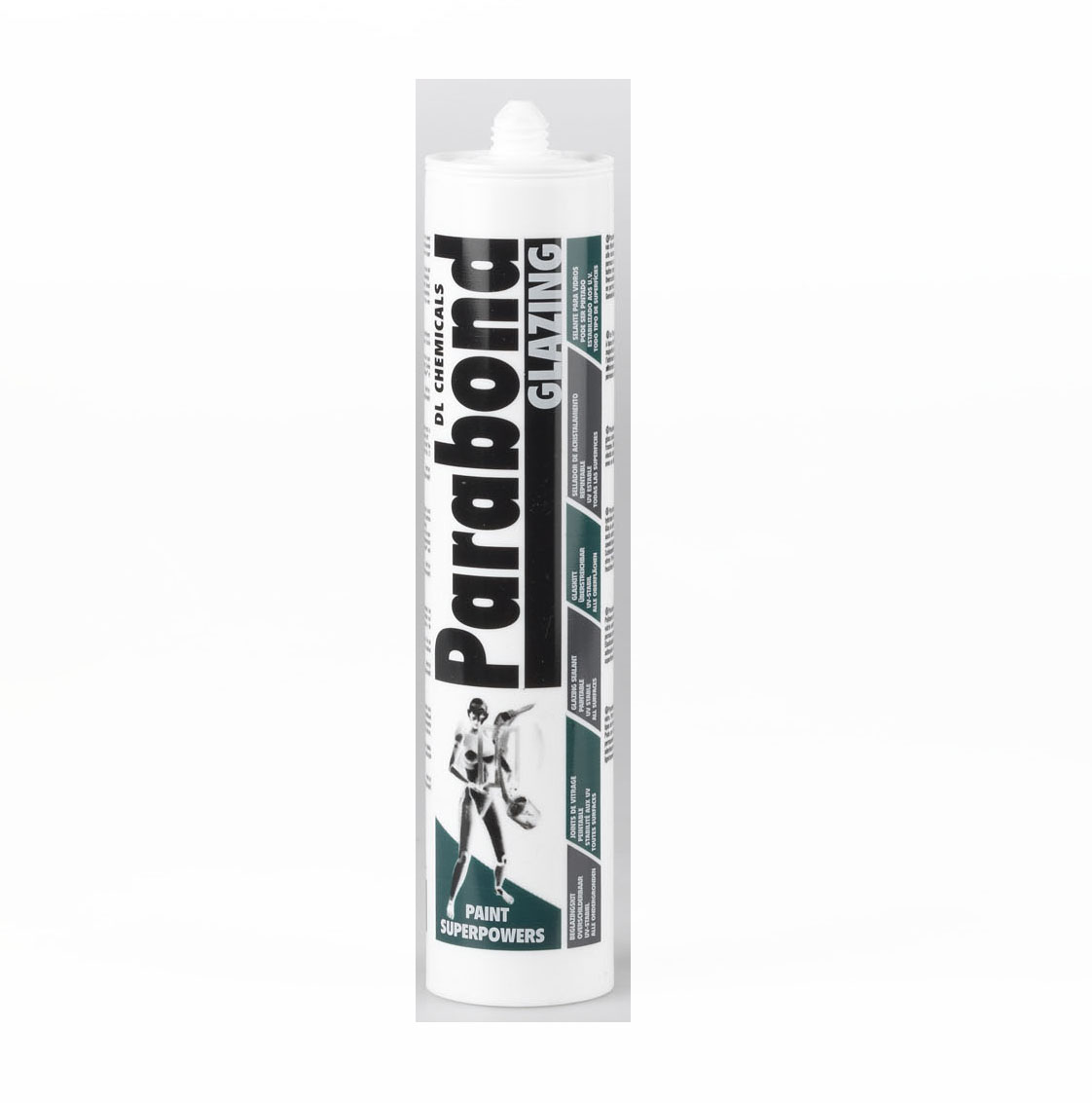 Ms-polymeerlijm glazing zwart 290 ml